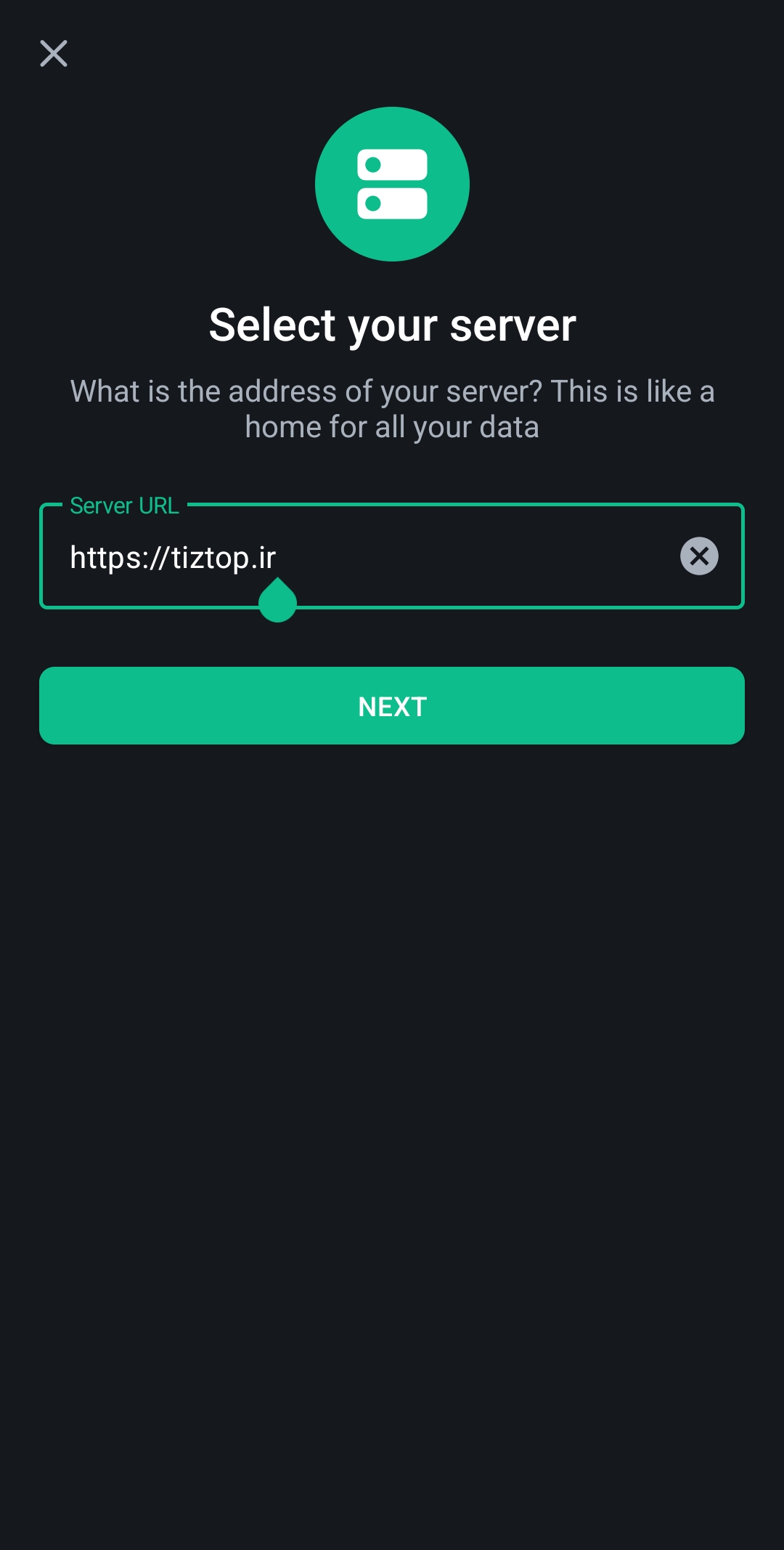 تصویر تنظیم سرور