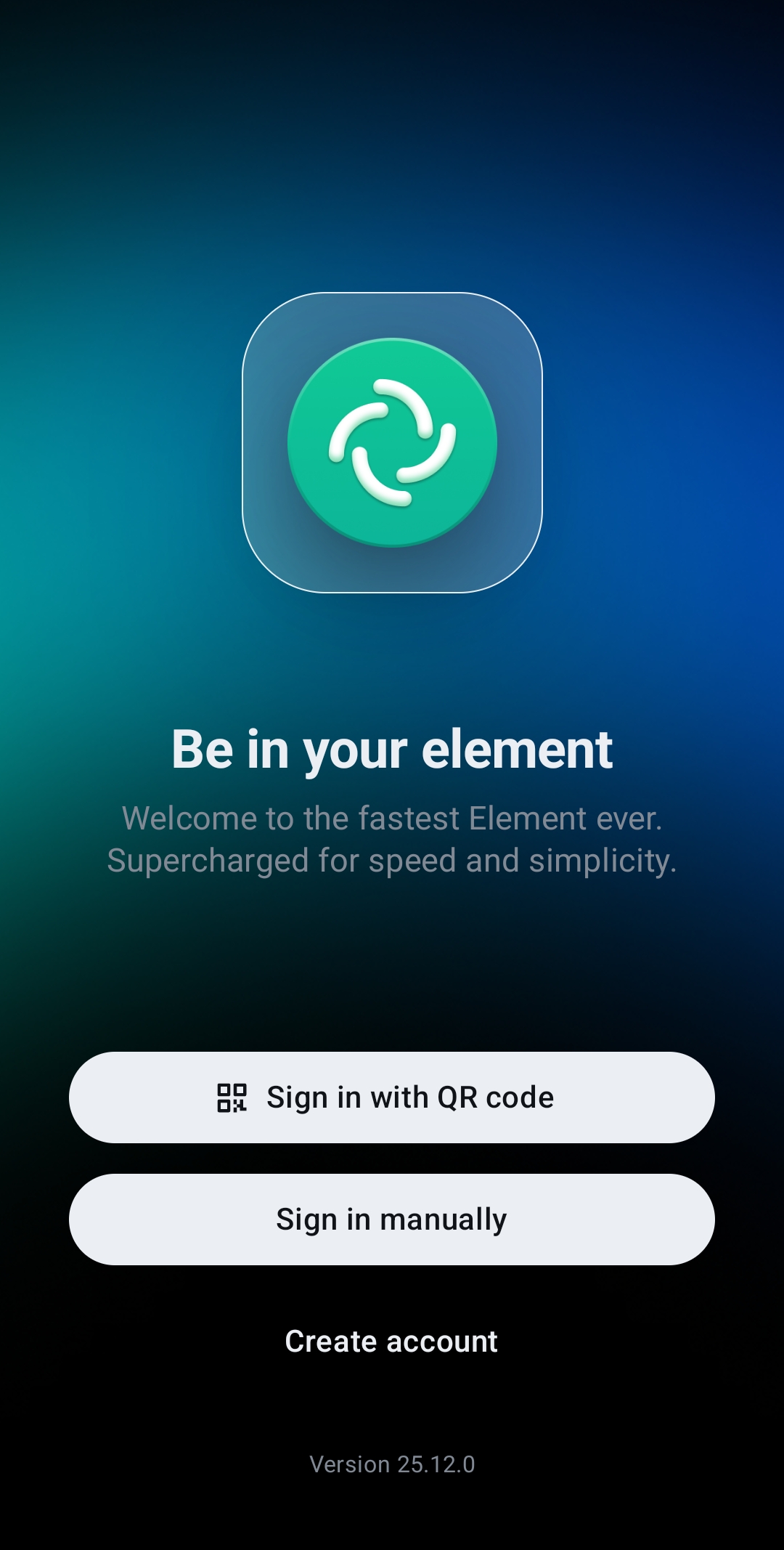 تصویر صفحهٔ اول Element X